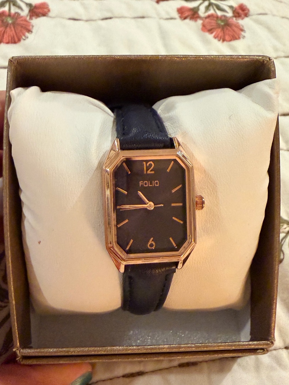 New in Box Folio Octagon watch